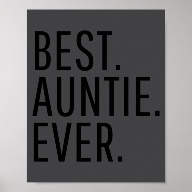 Poster Auntie Ever Funny Auntie  (Frente)