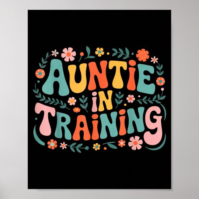 Poster Auntie In Training Aun For Hostal Labor Nephew  (Frente)