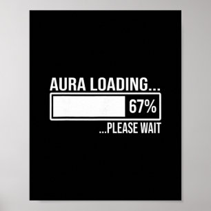 Poster Aura Carregando 67 Meme Divertido Six Seven Geraçã