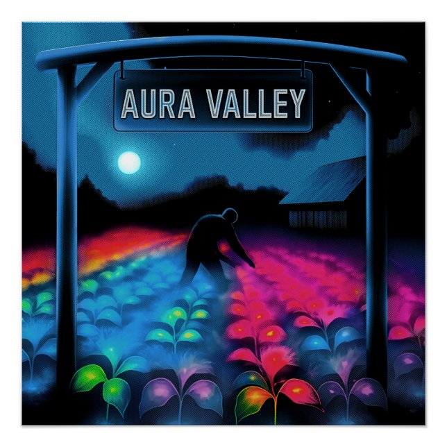 Pôster Aura Farming Colorful Valley (Frente)