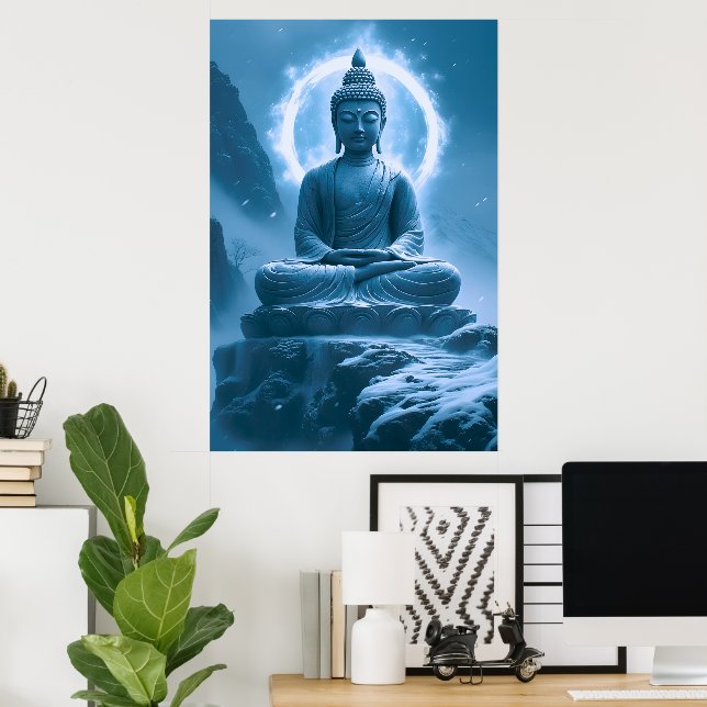Poster Auréola de Iluminação (Escritório em casa)
