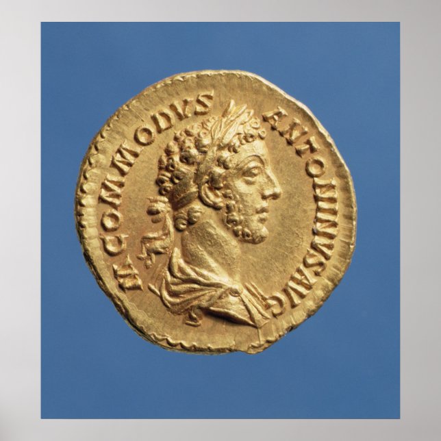 Poster Aureus  bust of Commodus (Frente)