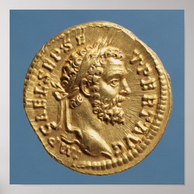 Pôster Aureus de Septimius Severus (Frente)