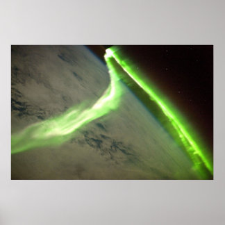 Pôster Aurora Australis Do Espaço