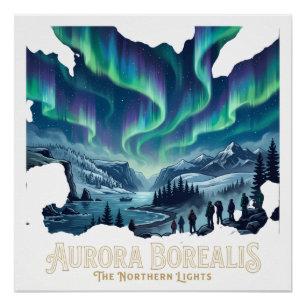 Pôster Aurora Boreal