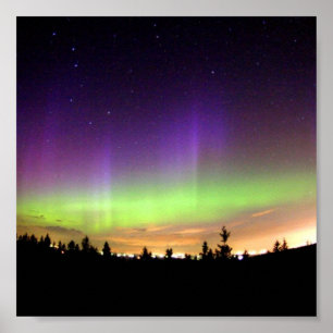 Poster Aurora boreal