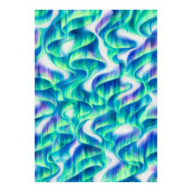 Aurora Boreal Padrão Abstrato Luzes do Norte