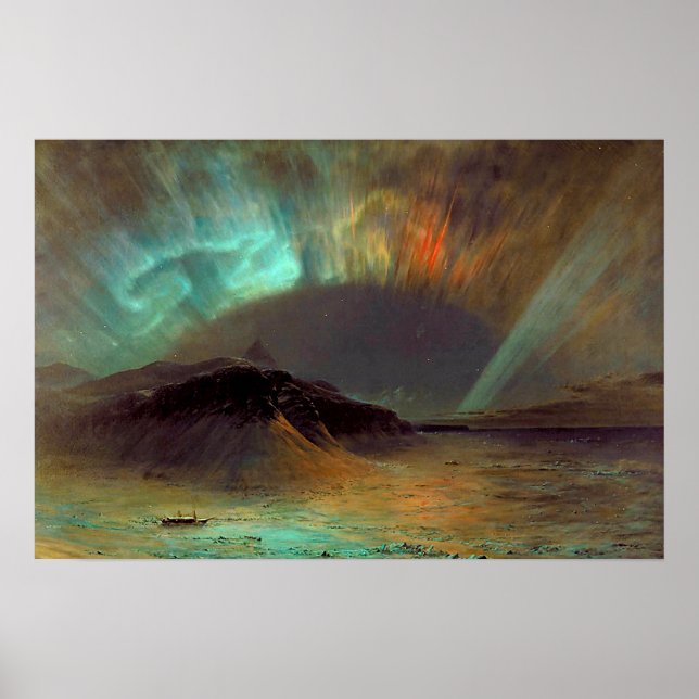 Poster Aurora Borealis (Frente)