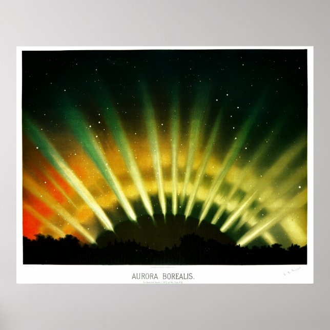 Poster Aurora Borealis (Frente)