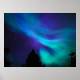 Poster Aurora Borealis Canadá Ontario Sudbury
