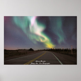 Poster Aurora Borealis - Chisasibi Quebeque