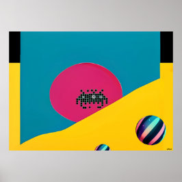 Poster Aurora de um Mundo Estelar Maravilha