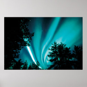 Poster AURORA do INVERNO (QUALIDADE DE IMPRESSÃO) 46X31