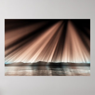 Poster Aurora na superfície