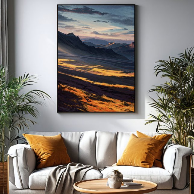 Poster Aurora nas Montanhas (Criador carregado)