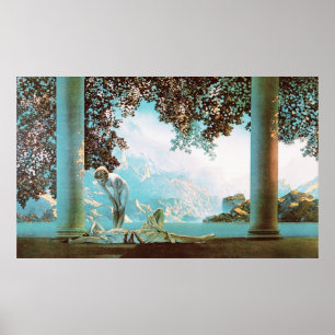 Pôster Aurora, por Maxfield Parrish