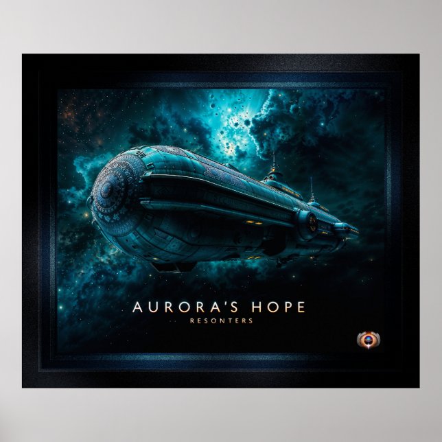 Poster Aurora's Hope, Cósmica Journey de Xzendor7 (Frente)