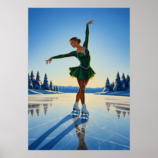 Poster AURORE GLACÉE (Dawn Congelado) - Deco Original de  (Frente)