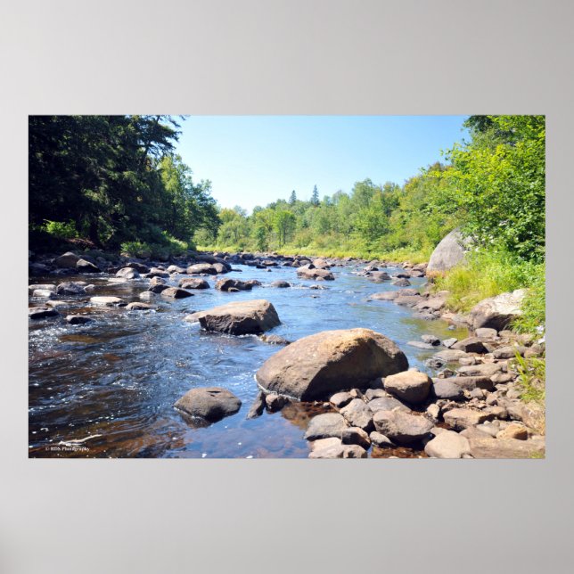Poster AuSable River in the Adirondacks. print 08 305 (Frente)
