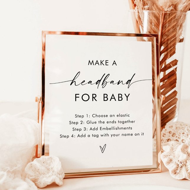 Poster Auscultação para Bebê | Neutralizar Fixe de Cabeça (Criador carregado)