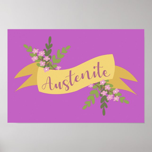Poster Austenite I (Frente)