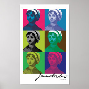 Poster AustenPop -- Estilo de Jane Austen