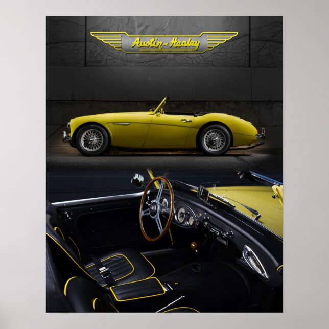 Poster Austin-Healey (Frente)
