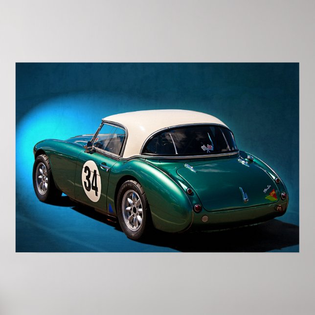 Poster Austin Healey 3000 (Frente)