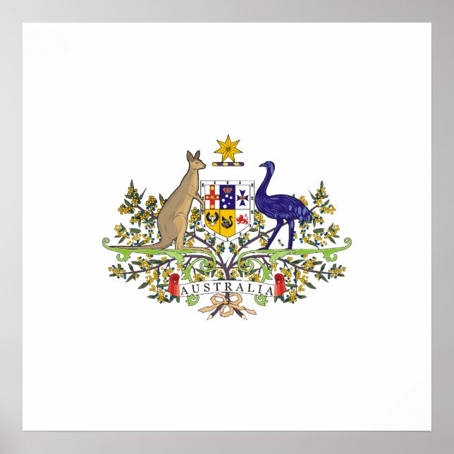Pôster Austrália, Austrália (Frente)