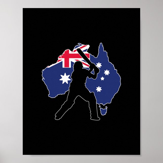 Poster Australia Cricket  (Frente)