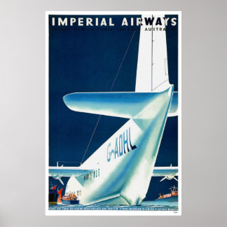 Pôster Austrália Imperial Airways