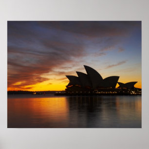 Poster Austrália, Nova Gales do Sul, Sydney, Sydney Opera