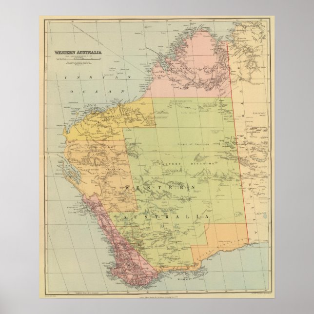 Poster Austrália Ocidental (Frente)