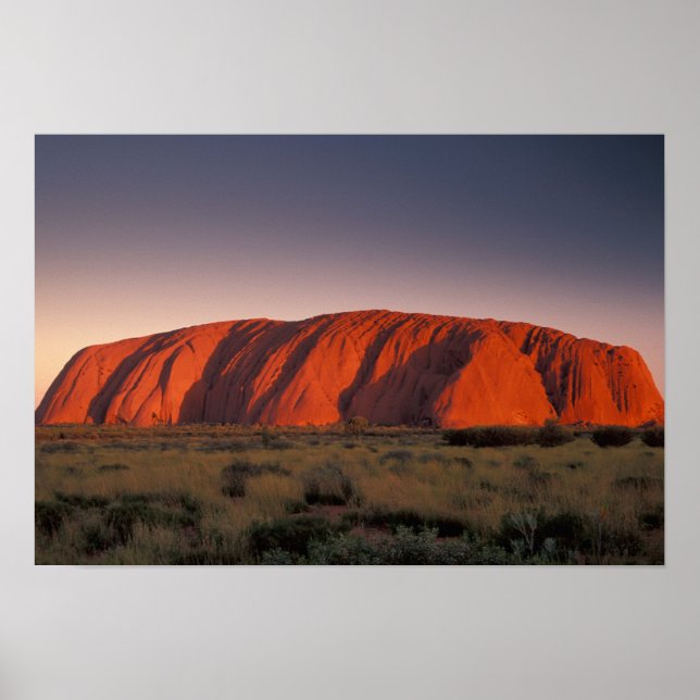 Poster Austrália, Parque Nacional Uluru. Uluru (Frente)