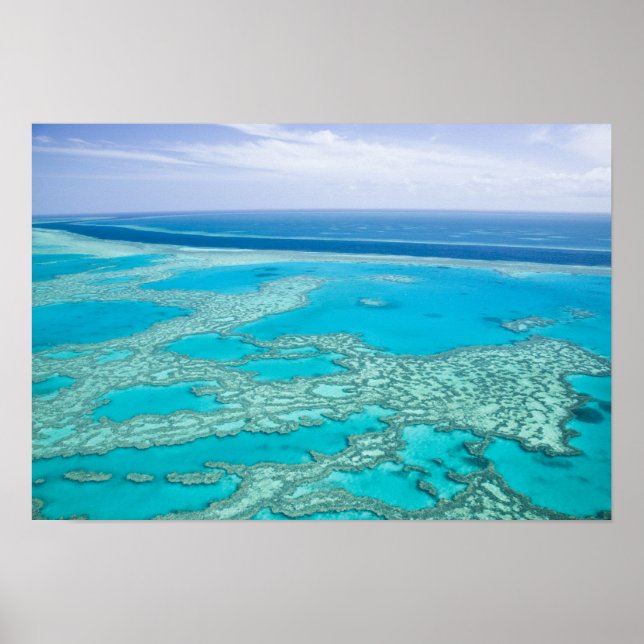 Pôster Austrália, Queensland, Costa Whitsunday, Grande 3 (Frente)