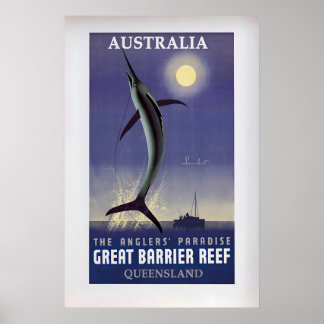 Poster Australia, The Angler's Paradise, Great Barrier