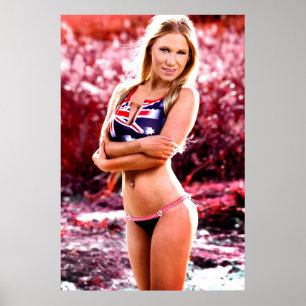 Poster Australian Girl