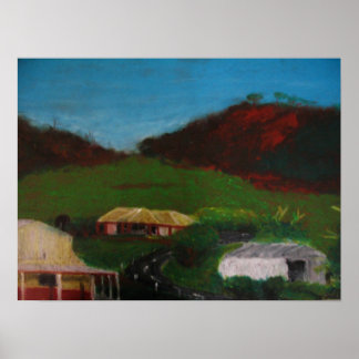 Poster Australian Landscape-Chapman Valley, Geraldton