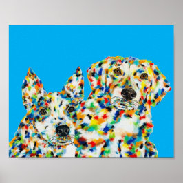 Poster Australian Shepherd e Plott Hound