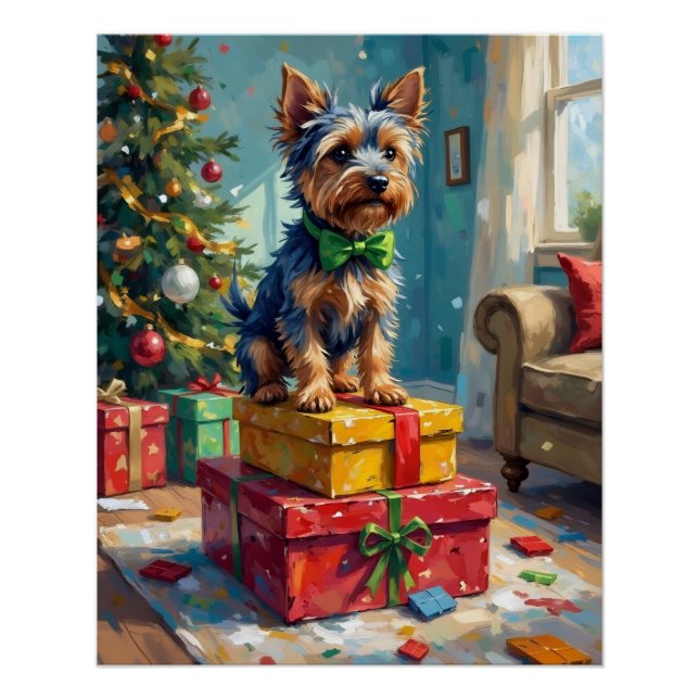 Pôster Australiano Teimoso Rei dos Presentes de Natal  (Frente)