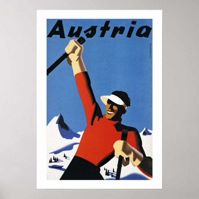 Poster Áustria (Frente)