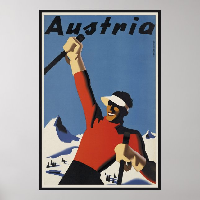 Pôster Áustria (Frente)