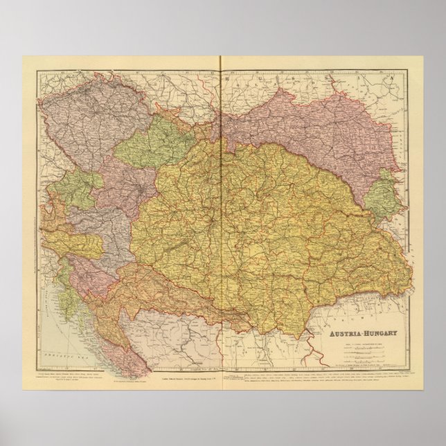 Poster Áustria e Hungria (Frente)