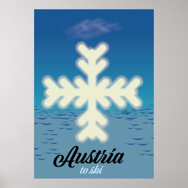 Poster Austria to ski (Frente)