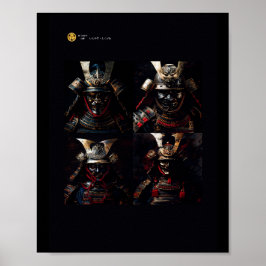 Poster autêntica Samurai Armor Trabalho de arte