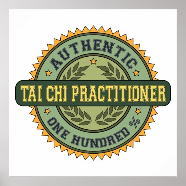 Pôster Autenticador Tai Chi (Frente)