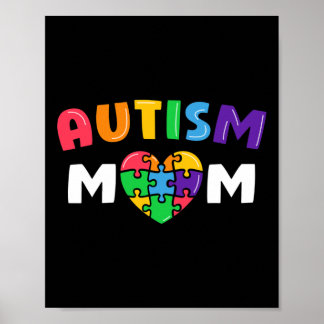 Poster Autism Mom Autism Awareness Gift 