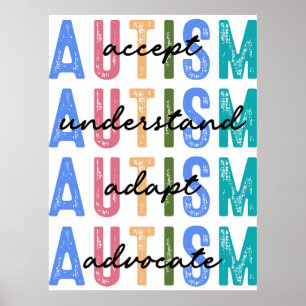 Poster Autismo Advocacy