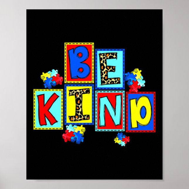 Poster Autismo Conhecimento Asl bondade Autismo Mãe Teac (Frente)