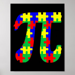Poster Autismo Do Pi Day Sensibilização Para Professores 